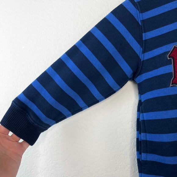 Disney Parks Striped Mickey Fleece Lined Full Zip Front Hoodie Size XXS - Picture 5 of 7